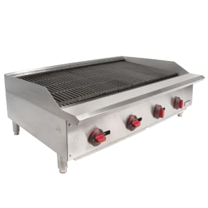 895-BR48 48" Gas Charbroiler w/ Cast Iron Grates, Natural Gas