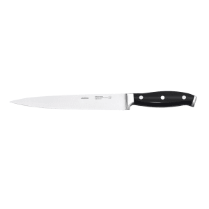 645-16903201 8" Slicing/Carving Knife w/ Black Plastic Handle, Stainless Steel