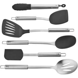 645-12917006 6 Piece Kitchen Tool Set, Silicone/Stainless Steel