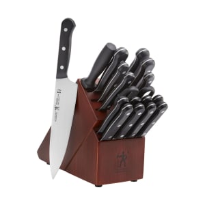 645-17553018 Solution 18 Piece Knife Set w/ Hardwood Block