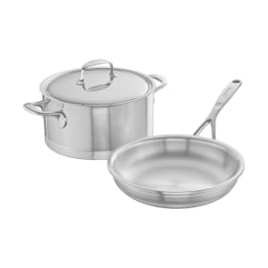 875-40850655 3 Piece Atlantis Cookware Set, Stainless Steel 