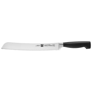 901-31076233 9" Bread Knife w/ Black Plastic Handle, High Carbon Stainless Steel