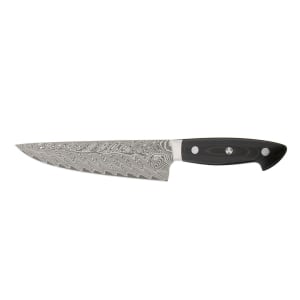 901-34881203 8" Chef's Knife w/ Black Linen Micarta Handle, Carbide Stainless Steel