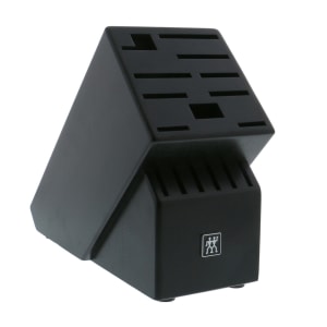 901-35094116 16 Slot Rubberwood Knife Block, Black