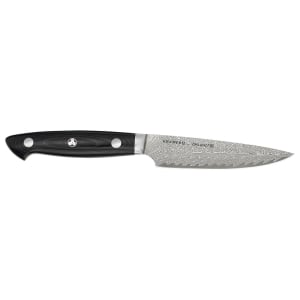 901-34890133 5" Utility Knife w/ Black Linen Micarta Handle, Carbide Stainless Steel
