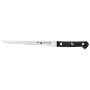 901-36113183 7" Fillet Knife w/ Black Plastic Handle, High Carbon Stainless Steel