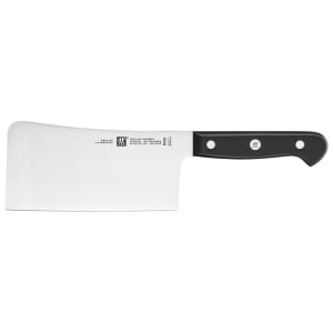901-36115153 6" Cleaver w/ Black Plastic Handle, High Carbon Stainless Steel