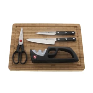 901-36132005 Gourmet 5 Piece Knife Set w/ Bamboo Cutting Board