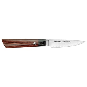 901-38260103 4" Paring Knife w/ Brown Pakkawood Handle, Carbide Stainless Steel