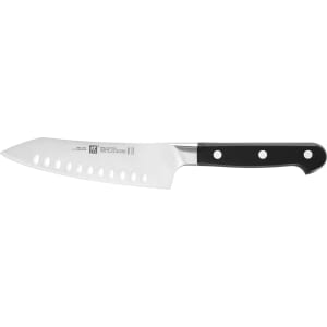 901-38428143 5 1/2" Santoku Knife w/ Black Plastic Handle, High Carbon Stainless Steel