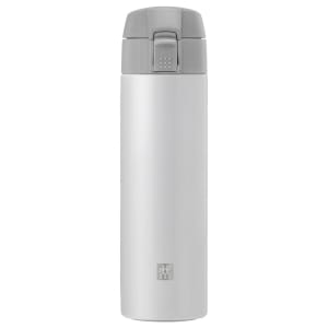 901-39500507 15 oz Thermo Travel Bottle, Silver/White