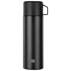 901-39500514 34 oz Thermo Beverage Bottle w/ Cup Lid, Black