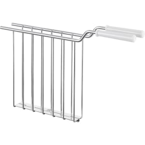 901-53999005 Sandwich Rack w/ (2) Short Slots for Toaster, Stainless/White