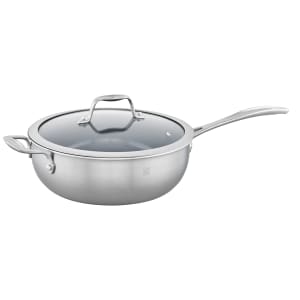 901-66730026 4 1/2 qt Perfect Pan w/ Glass Lid, Nonstick Stainless w/ Aluminum Core