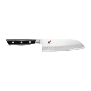 902-34028143 5 1/2" Santoku Knife w/ Black Plastic Handle, Carbide Stainless Steel