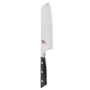 902-34025173 6 1/2" Nakiri Knife w/ Black Plastic Handle, Carbide Stainless Steel