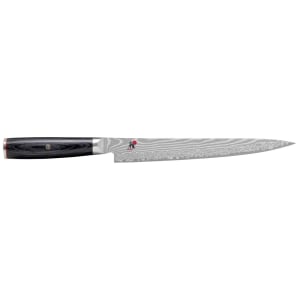 902-34680243 9 1/2" Slicing Carving Knife w/ Black Pakkawood Handle, Carbide Stainless Steel