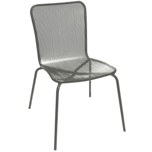 336-ATS92G Indoor/Outdoor Side Chair - Metal, Gray