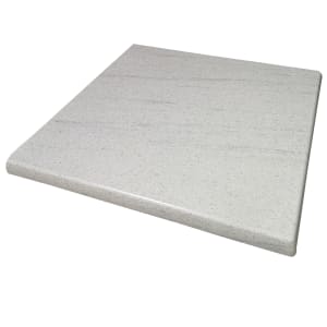 336-ATSATO3636207 35 1/2" Square Laminate Table Top - Indoor/Outdoor, Compressed Gray
