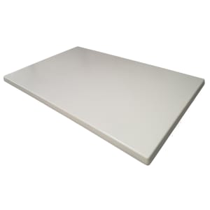 336-ATSATO3048214 31 1/2" x 47 1/5" Rectangular Laminate Table Top - Indoor/Outdoor, Pearl White