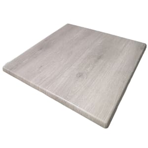 336-ATSATO2828212 27 1/2" Square Laminate Table Top - Indoor/Outdoor, Gray Oak