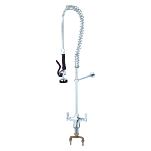 336-FLO981 Deck Mount Pre Rinse Unit w/ 44" Hose, 1/2" NPT Female Threads