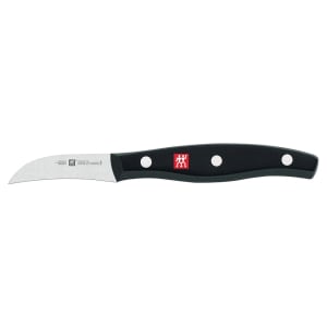 901-30720062 2 3/4" Peeling Knife w/ Black Plastic Handle, High Carbon Stainless Steel