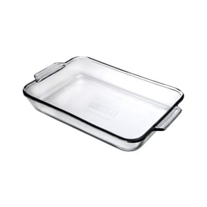 075-81936L20 13 3/4" x 8 1/4" Rectangular Baking Dish, Glass
