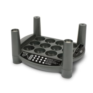 637-60279 Charging Tray for (12) Flameless Tealight or Votive Candles, Black