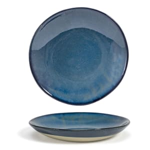 872-DBO162BLP23 24 oz Round Artefact® Low Bowl - Porcelain, Indigo