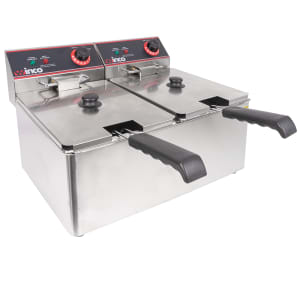 080-EFT32 Countertop Electric Fryer - (2) 16 lb Vats, 120v