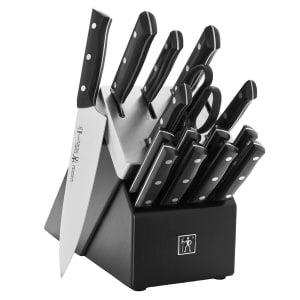 645-17555116 Solution 16 Piece Knife Set w/ Self Sharpening Wood Block