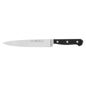 645-31160201 8" Slicing/Carving Knife w/ Black Plastic Handle, Stainless Steel