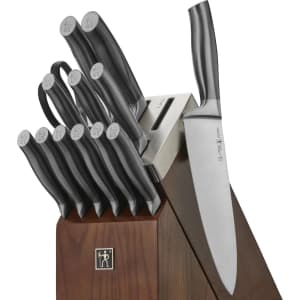 645-17633014 Graphite 14 Piece Knife Set w/ Self Sharpening Wood Block