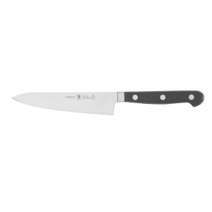 645-30160143 5 1/2" Prep Knife w/ Black Plastic Handle, Stainless Steel