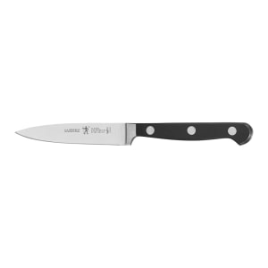 645-31160101 4" Paring/Utility Knife w/ Black Plastic Handle, Stainless Steel