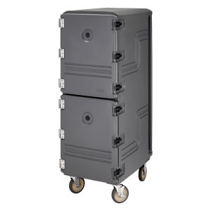 144-1826DBC615 Camcart® Insulated Food Carrier w/ (26) Pan Capacity, Charcoal Gray
