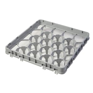 144-20GE1 Full Size Glass Rack Extender w/ (20) Compartments - Full Drop, Soft Gray