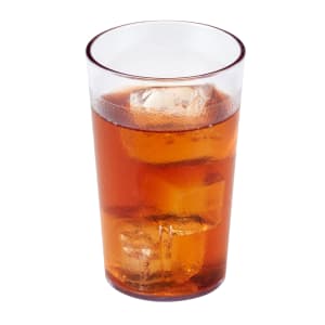 144-950P152 9 4/5 oz Clear Textured Plastic Tumbler