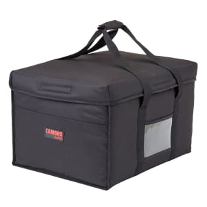 144-GBD181412110 GoBag® Jumbo Food Delivery Bag - 18" x 14" x 12", Nylon, Black