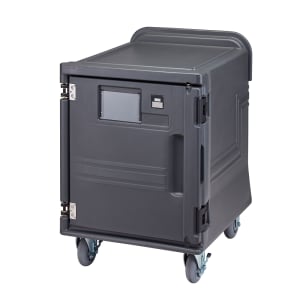 144-PCULH615 Pro Cart Ultra™ Hot Insulated Food Carrier w/ (8) Pan Capacity, Charcoal Gray, 110v