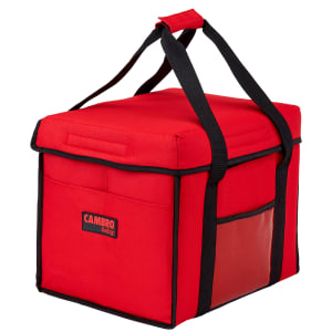 144-GBD151212521 GoBag® Sandwich Delivery Bag - 15" x 12" x 12", Nylon, Cambro Red