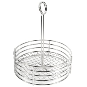 284-481850 Round Condiment Caddy - Stainless Steel