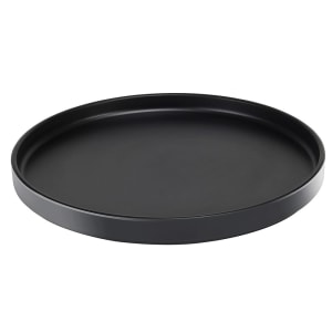 151-220261013 10 1/4" Round Melamine Hudson Plate - Black