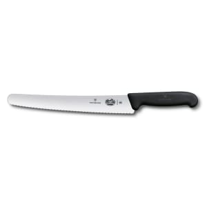 037-47547 Serrated Bread Knife w/ 10 1/4" Blade, Black Fibrox® Nylon Handle