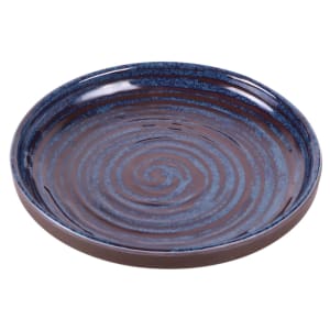 701-B398071SDB 7" Round Plastic Dinner Plate, Stardust Blue
