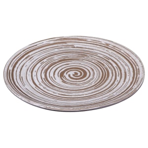 701-B399088SDW 8 3/4" Round Plastic Dinner Plate, Stardust White