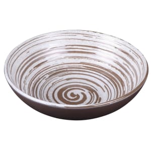 701-B400082SDW 40 oz Round Plastic Bowl, Stardust White