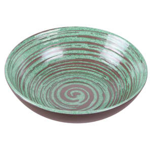701-B400082SDG 40 oz Round Plastic Bowl, Stardust Green