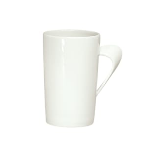 024-9355280 10 1/4 oz Porcelain Mug - Creative Complements Pattern, White